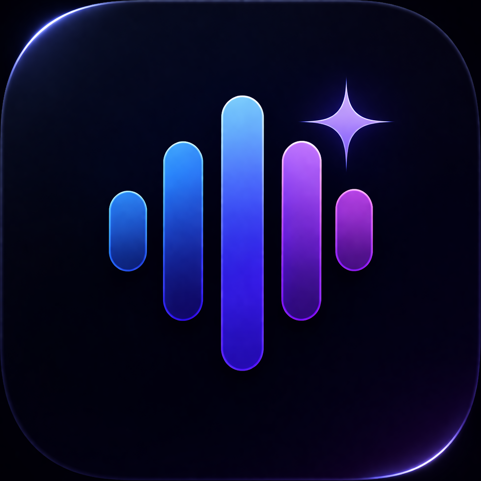 Voice app icon — custom app for content creators built by Viral Studios